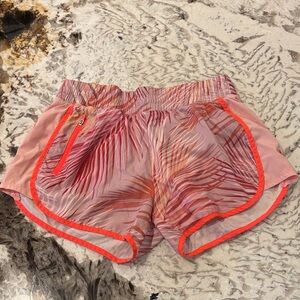 GAP Women's Coral and Pink Athletic Shorts